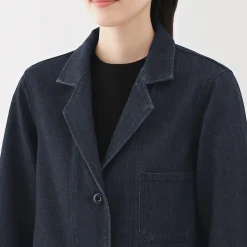 Vestes Et Manteaux^Muji Manteau en denim mélangé kapok pour femme