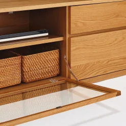 Armoires^Muji Meuble TV en chêne ‐ Grand