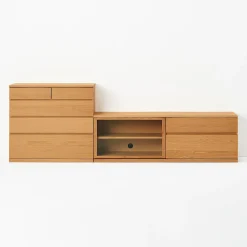Armoires^Muji Meuble TV en chêne ‐ Grand
