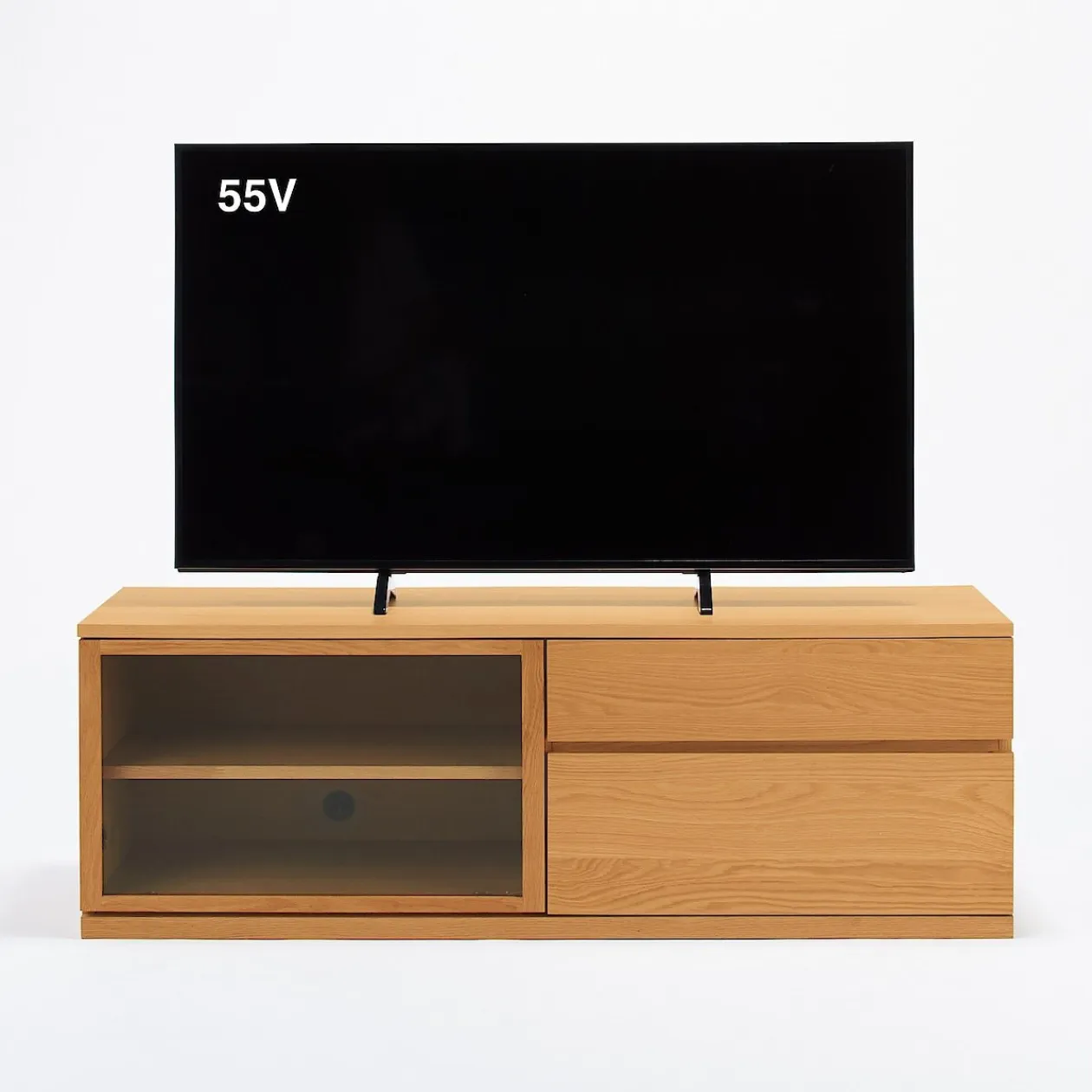 Armoires^Muji Meuble TV en chêne ‐ Grand