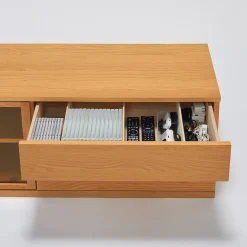 Armoires^Muji Meuble TV en chêne ‐ Grand