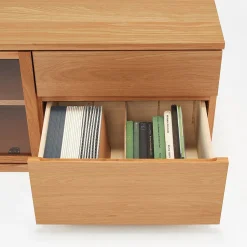 Armoires^Muji Meuble TV en chêne ‐ Moyen