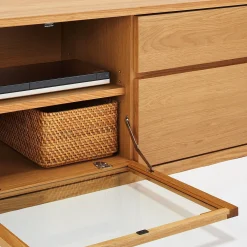 Armoires^Muji Meuble TV en noyer ‐ Moyen