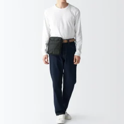 Sacs|Sacs^Muji Mini‐sacoche à bandoulière déperlante avec porte‐stylo Noir