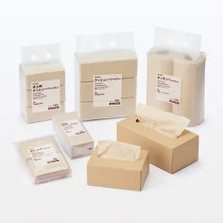 Accessoires De Salle De Bain|Nettoyage^Muji Mouchoirs en papier non traité pour boîte acrylique