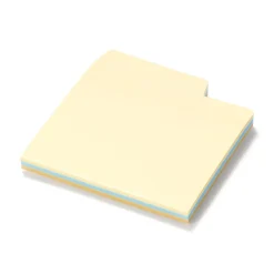 Fournitures De Bureau^Muji Notes adhésives à onglets indexés unis ‐ 3 couleurs