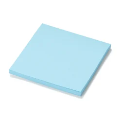 Fournitures De Bureau^Muji Notes adhésives unies carrées Bleu