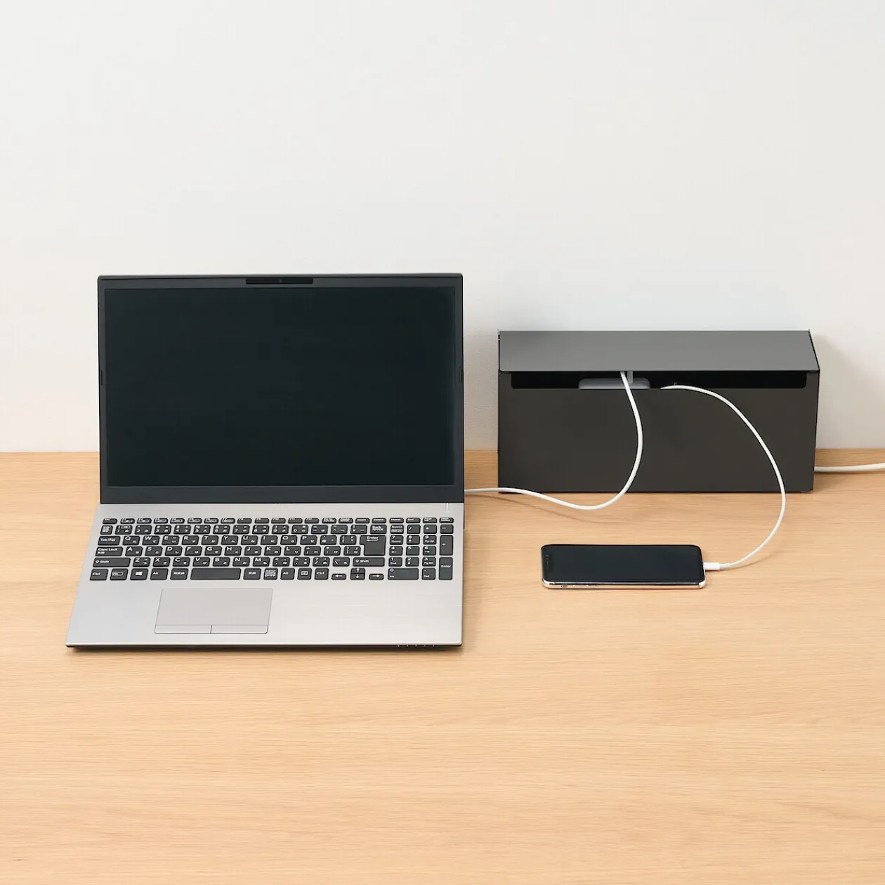 Fournitures De Bureau^Muji Organisateur de câbles en acier