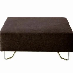 Canapés Et Repose-Pieds^Muji Ottomane de canapé modulable Noir/Marron (Dont Eco‐part. 4,30 €)