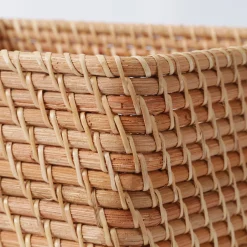 Rangements En Rotin^Muji Panier carré en rotin L35X P36X H24cm