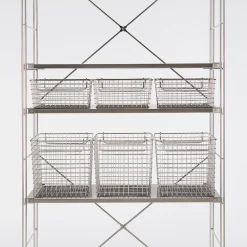 Rangements En Métal^Muji Panier en fil d'acier inoxydable L37X P26X H24cm