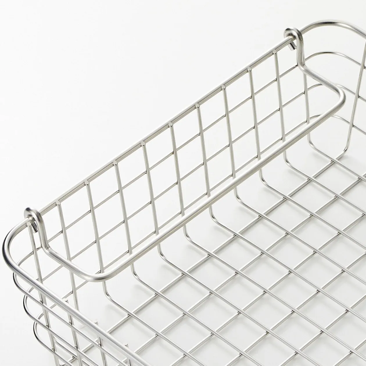 Rangements En Métal^Muji Panier en fil d'acier inoxydable L37X P26 XH8 cm