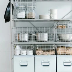 Rangements En Métal^Muji Panier en fil d'acier inoxydable L37X P26 XH8 cm