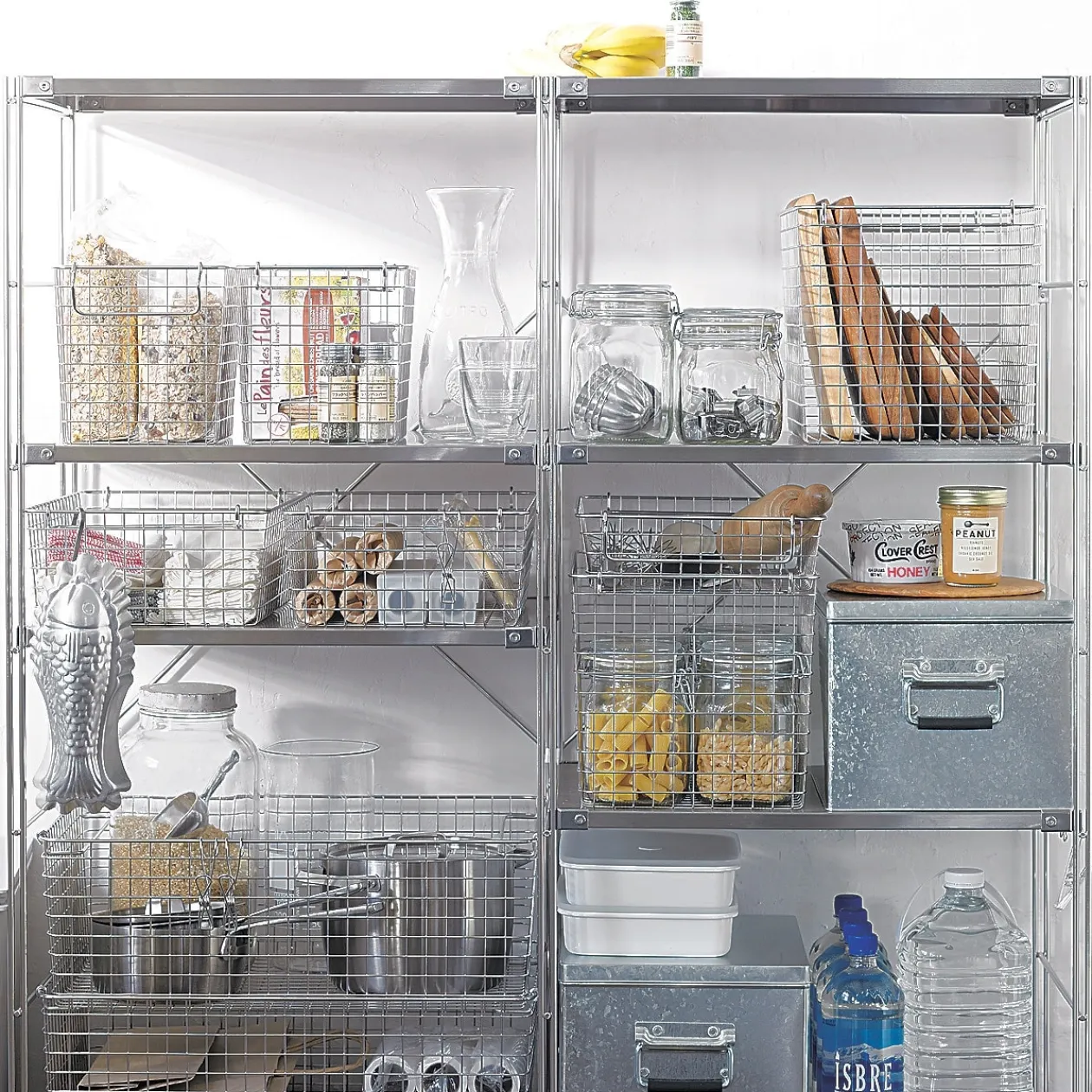 Rangements En Métal^Muji Panier en fil d'acier inoxydable L37X P26 XH8 cm