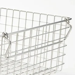 Rangements En Métal^Muji Panier en fil d'acier inoxydable L37X P26X H12cm