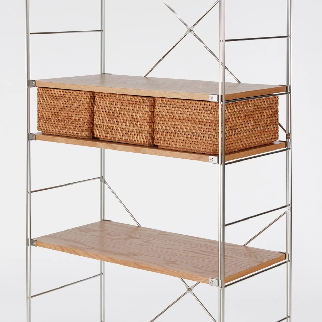 Rangements En Rotin^Muji Panier en rotin M 26x36x16cm