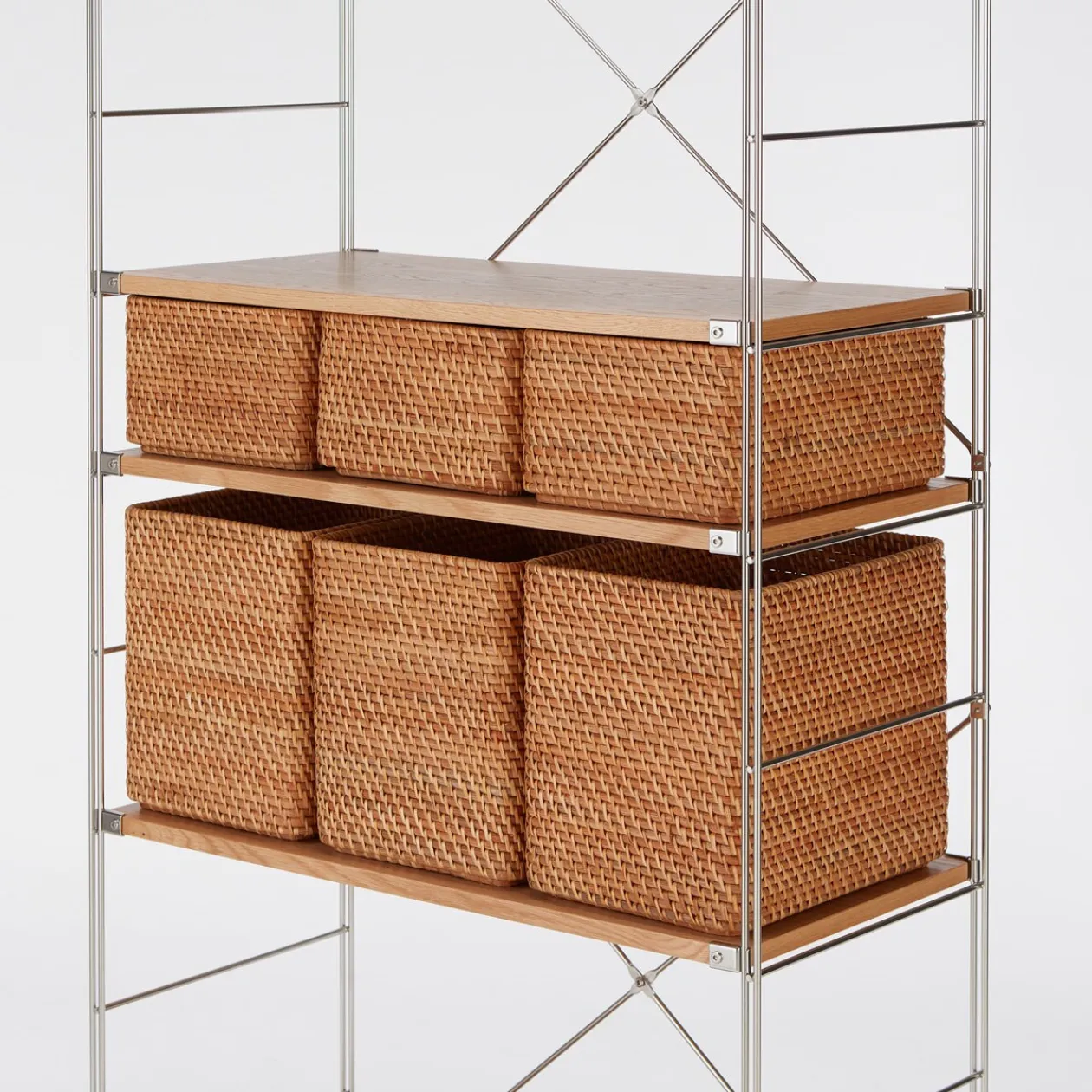 Rangements En Rotin^Muji Panier en rotin M 26x36x16cm