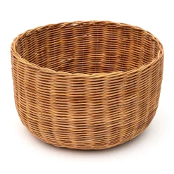 Rangements En Rotin^Muji Panier tissé en rotin ‐ rond, M