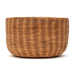 Rangements En Rotin^Muji Panier tissé en rotin ‐ rond, M