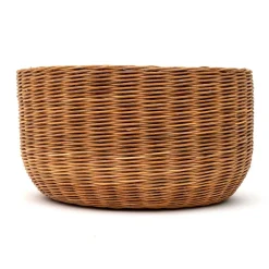 Rangements En Rotin^Muji Panier tissé en rotin ‐ rond, L