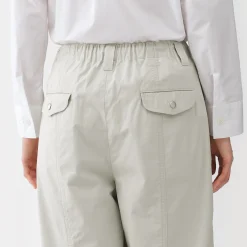 Pantalons, Jupes Et Shorts^Muji Pantalon à cordon de serrage en toile de coton léger pour femme