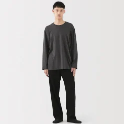 Pantalons, Jupes Et Shorts|Pantalons Et Shorts^Muji Pantalon à cordon en coton lisse unisexe