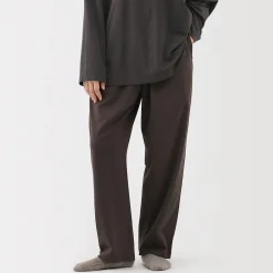 Pantalons, Jupes Et Shorts|Pantalons Et Shorts^Muji Pantalon à cordon en coton lisse unisexe