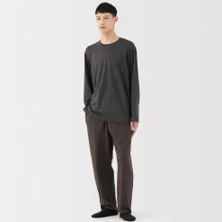 Pantalons, Jupes Et Shorts|Pantalons Et Shorts^Muji Pantalon à cordon en coton lisse unisexe