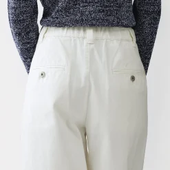 Pantalons, Jupes Et Shorts^Muji Pantalon à coupe cocon et à plis en toile de coton pour femme