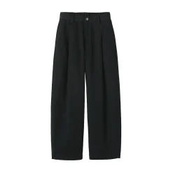 Pantalons, Jupes Et Shorts^Muji Pantalon à coupe cocon et à plis en toile de coton pour femme