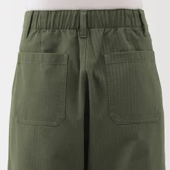 Pantalons, Jupes Et Shorts^Muji Pantalon avec motif de chevrons en coton pour femme