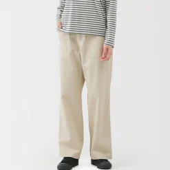 Pantalons, Jupes Et Shorts^Muji Pantalon avec motif de chevrons en coton pour femme