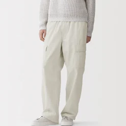 Pantalons Et Shorts^Muji Pantalon cargo à coupe Easy Fit en toile de coton léger pour homme