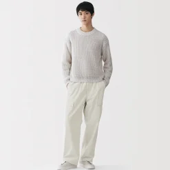 Pantalons Et Shorts^Muji Pantalon cargo à coupe Easy Fit en toile de coton léger pour homme