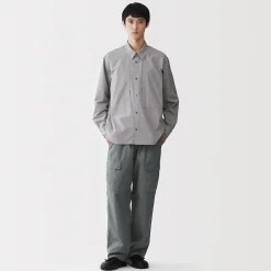 Pantalons Et Shorts^Muji Pantalon cargo à coupe Easy Fit en toile de coton léger pour homme
