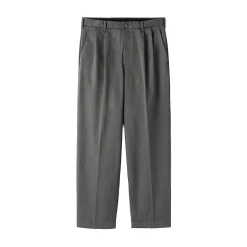 Pantalons Et Shorts^Muji Pantalon Chino à pinces en coton stretch coupe wide homme