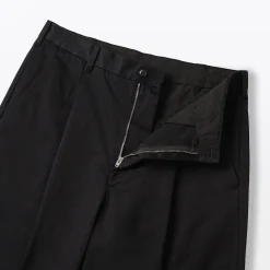 Pantalons Et Shorts^Muji Pantalon Chino à pinces en coton stretch coupe wide homme