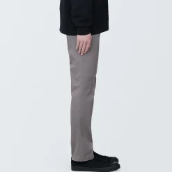 Pantalons Et Shorts^Muji Pantalon Chino en coton stretch coupe slim pour homme Brun Grisâtre