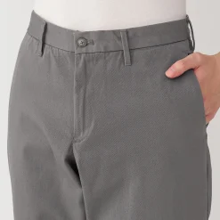 Pantalons Et Shorts^Muji Pantalon Chino long en coton stretch coupe slim pour homme