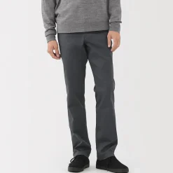 Pantalons Et Shorts^Muji Pantalon Chino long en coton stretch coupe slim pour homme