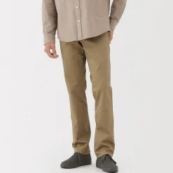 Pantalons Et Shorts^Muji Pantalon Chino long en coton stretch coupe slim pour homme