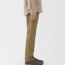 Pantalons Et Shorts^Muji Pantalon Chino long en coton stretch coupe slim pour homme