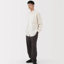 Pantalons Et Shorts^Muji Pantalon confortable en mélange de cachemire recyclé pour homme