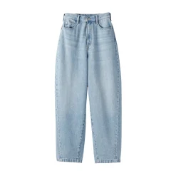 Pantalons, Jupes Et Shorts^Muji Pantalon coupe cocon en denim et kapok mélangé pour femme