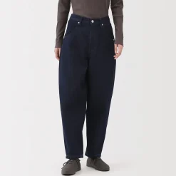 Pantalons, Jupes Et Shorts^Muji Pantalon coupe cocon en denim et kapok mélangé pour femme