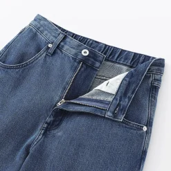 Pantalons, Jupes Et Shorts^Muji Pantalon coupe cocon en denim et kapok mélangé pour femme
