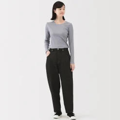 Pantalons, Jupes Et Shorts^Muji Pantalon coupe cocon en denim et kapok mélangé pour femme