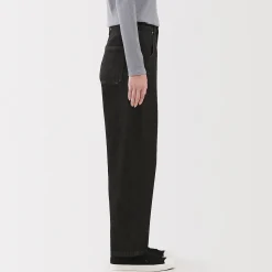 Pantalons, Jupes Et Shorts^Muji Pantalon coupe cocon en denim et kapok mélangé pour femme