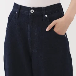 Pantalons, Jupes Et Shorts^Muji Pantalon coupe cocon en denim et kapok mélangé pour femme