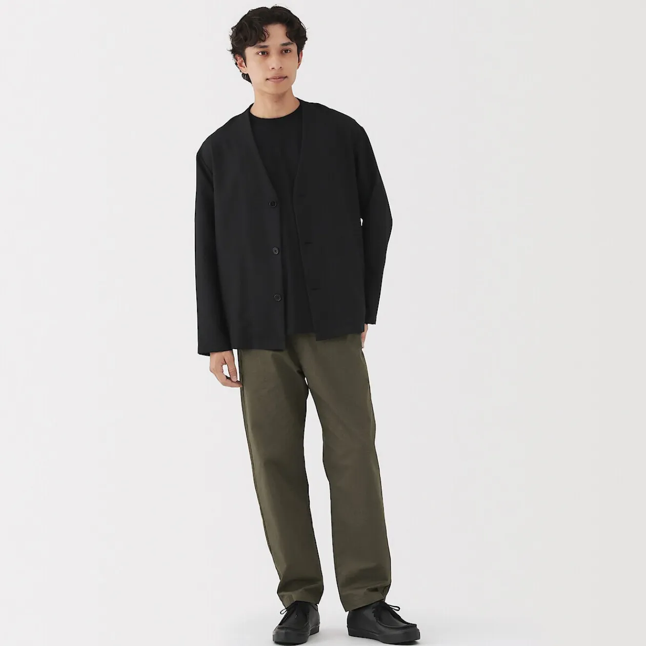 Pantalons Et Shorts^Muji Pantalon coupe confortable en coton lavé pour homme